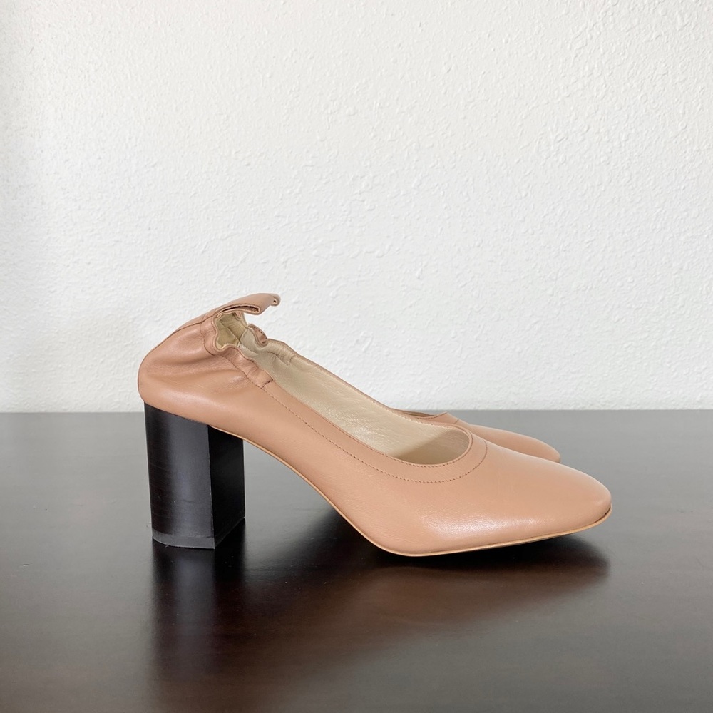 Everlane Tan Leather The Day High Heel